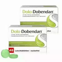 Dolo Dobendan Halstabletten Zuckerfrei mit Betäubender Wirkung bei Halsschmerzen