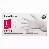 Domotherm Untersuchungshandschuhe Latex Unsteril Pf L Blau