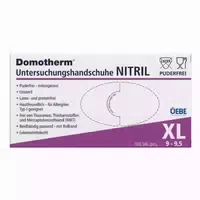 Domotherm Untersuchungshandschuhe Nitril Unsteril Puderfrei Xl B