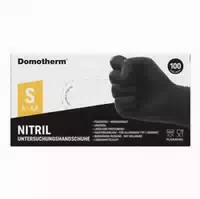 Domotherm Untersuchungshandschuhe Nitril Unste Pf Xl Schwarz