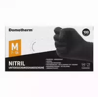 Domotherm Untersuchungshandschuhe Nitril Unste Pf Xl Schwarz