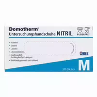 Domotherm Untersuchungshandschuhe Nitril Unsteril Puderfrei l Bl