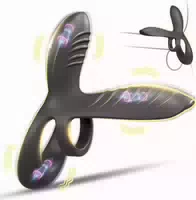 Yawnshe Penisring Vibrator Penishülle mit Klitorisstimulator 1 st