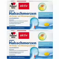 Doppelherz Aktiv gegen Halsschmerzen 24 st Lutschtabletten
