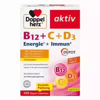Doppelherz B12 C D3 Depot Aktiv Tabletten