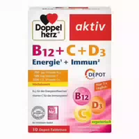Doppelherz Aktiv B12 C D3 Energie Immun 100 St Tabletten