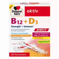 Doppelherz Aktiv B12 D3 Direct 20 St Pellets