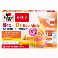 Doppelherz Aktiv B12 D3 Duo Aktiv 8 st Trinkampullen