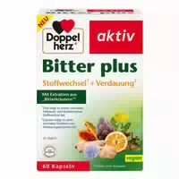 Doppelherz Aktiv Bitter Plus 60 St Kapseln