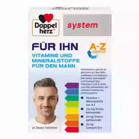 Doppelherz System Für Ihn Vitamine Und Mineralstoffe 30 St Tabletten