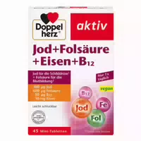 Doppelherz Jod Folsäure Eisen B12 Tabletten