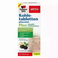 Doppelherz Kohletabletten Kamille Pfefferminze 30 Tabletten