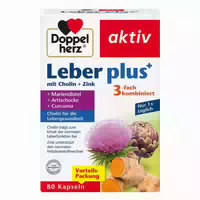 Doppelherz Aktiv Leber Plus Mit Cholin Zink 30 St Kapseln