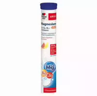 Doppelherz Aktiv Magnesium 400 B1 B6 B12 Folsäure 6x15 St Brausetabletten