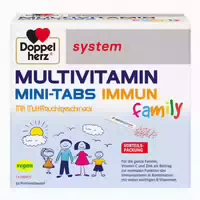Doppelherz System Multivitamin Mini Tabs Family mit Multivitamingeschmack