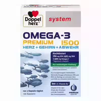 Doppelherz System Omega 3 Premium 1500 60 St Kapseln