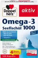 Doppelherz Aktiv Omega 3 Seefischöl 1000 120 st Kapseln