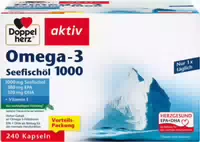 Doppelherz Aktiv Omega 3 Seefischöl 1000 240 st Kapseln