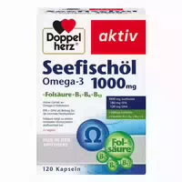 Doppelherz Seefischöl Omega 3 1000 Mg Folsäure Kapseln