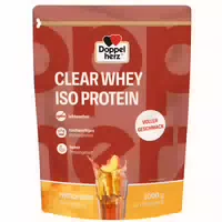 Doppelherz Clear Whey Iso Protein – Erfrischendes Molkenproteinisolat mit Pfirsich Eistee Geschmack