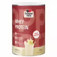 Doppelherz Whey Protein Vanille – Proteinpulver auf Molkenbasis in Bewährter Doppelherz Qualität