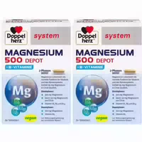 Doppelherz System Magnesium 500 Depot B Vitamine 30 st Tabletten