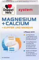 Doppelherz System Magnesium Kupfer Mangansystem 60 Tabletten