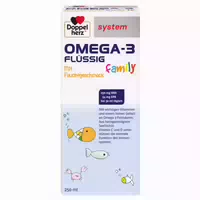 Doppelherz System Omega 3 Flüssig Family 250 ml Flüssigkeit zum Einnehmen