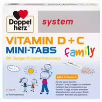 Doppelherz System Vitamin D C Mini Tabs Family