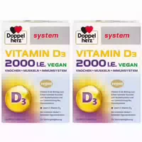 Doppelherz System Vitamin D3 K2 2000 Vegan