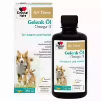 Doppelherz Gelenk Öl Omega 3 für Katzen und Hunde 250 ml Flüssigkeit