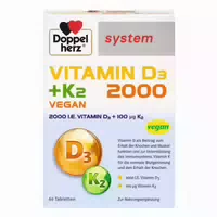Doppelherz Vitamin D3 2000 K2 System Tabletten