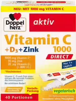Doppelherz Vitamin C 1000 D3 Zink Direct 40 Stück