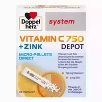 Doppelherz System Vitamin C 750 Depot Direct 20 st
