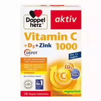 Doppelherz Aktiv Vitamin C D3 Zink 1000 Depot 100 St Tabletten