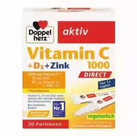 Doppelherz Vitamin C1000 D3 Zink Direct Pellets