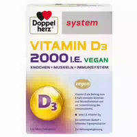 Doppelherz System Vitamin D3 2000 I E Vegan 120 St Tabletten