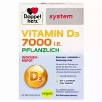 Doppelherz Vitamin D3 7000 I E Pflanzlich Sys Tab 60 St