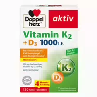 Doppelherz Aktiv Vitamin K2 D3 1000 I E 120 St Tabletten