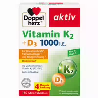 Doppelherz Aktiv Vitamin K2 D3 1000 I E Tabletten 30 Stück