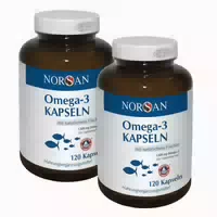 Doppelpack Norsan Omega 3 Kapseln 2x120 St