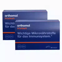 Doppelpack Orthomol Immun Orange 2x30 St
