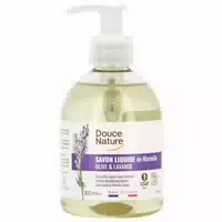 Douce Nature Bio Flüssigseife Marseille mit Oliven und Lavendelduft,