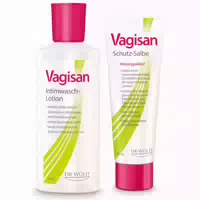 Vagisan Intimwasch Lotion 200ml & Vagisan Schutz Salbe 1 Sparset
