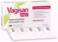 Vagisan Sept: Antiseptische Vaginalzäpfchen mit Povidon Iod bei Scheideninfektionen
