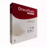Dracofoam Haft Sensitiv Schaumst Wund 5x5 Cm 10 St Verband