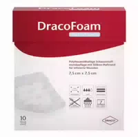 Dracofoam Infekt Haft Sensitiv Wundauf 7,5x7,5 Cm
