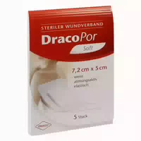 Dracopor Wundverband 5x7,2 Cm Steril 5 St