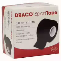 Dracotapeverband 3,8 Cmx10 M Schwarz 1 St Verband