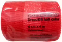 Dracoelfi Haft Color Fixierbinde 6 Cmx4 m Rot 1 st Binden